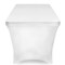 Lann's Linens - Fitted Stretch Tablecloth for Rectangular Table - Wedding / Banquet / Trade Show - Spandex Cloth Fabric Cover